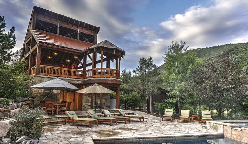 The pool pavilion. The pool pavilion.