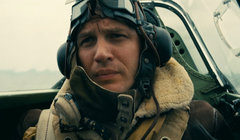 Tom Hardy in Dunkirk.