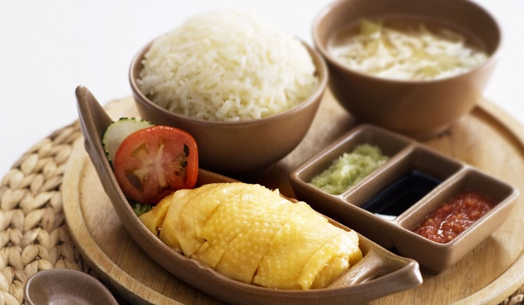 Satay Inn’s Hainan chicken rice.