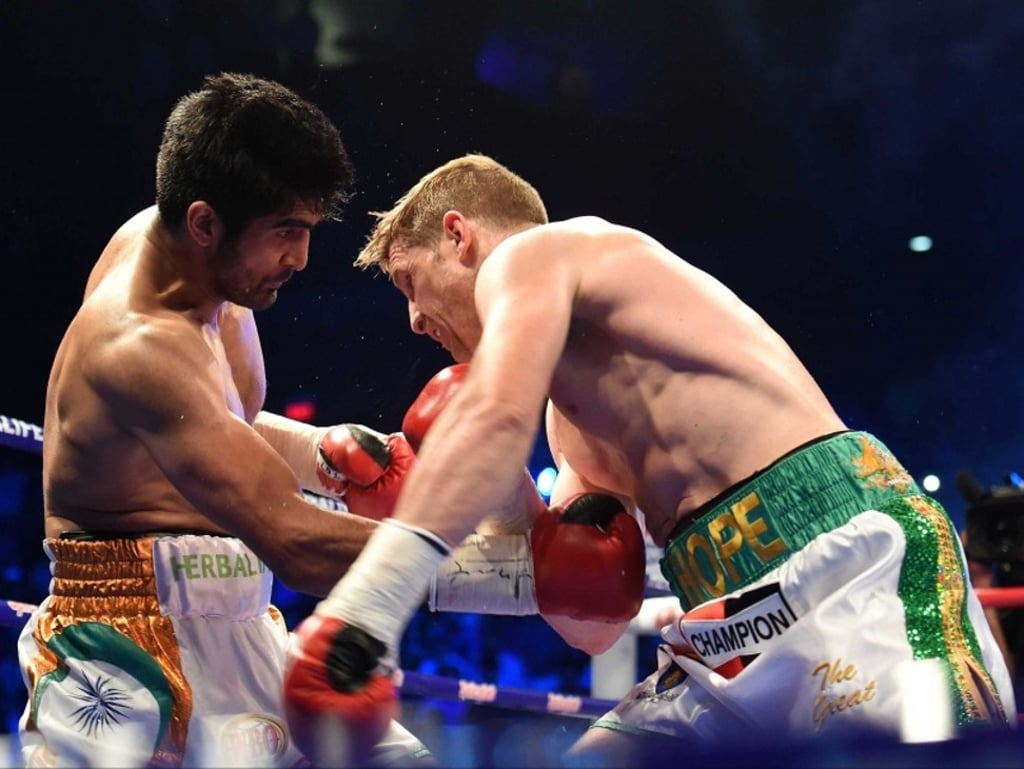 Singh is unbeaten in eight fights so far as a professional. Photos: AFP Singh is unbeaten in eight fights so far as a professional. Photos: AFP