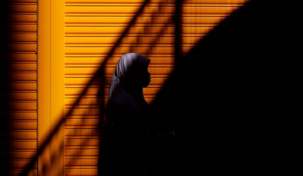 An Indonesian helper in Causeway Bay, Hong Kong. Photo: AFP