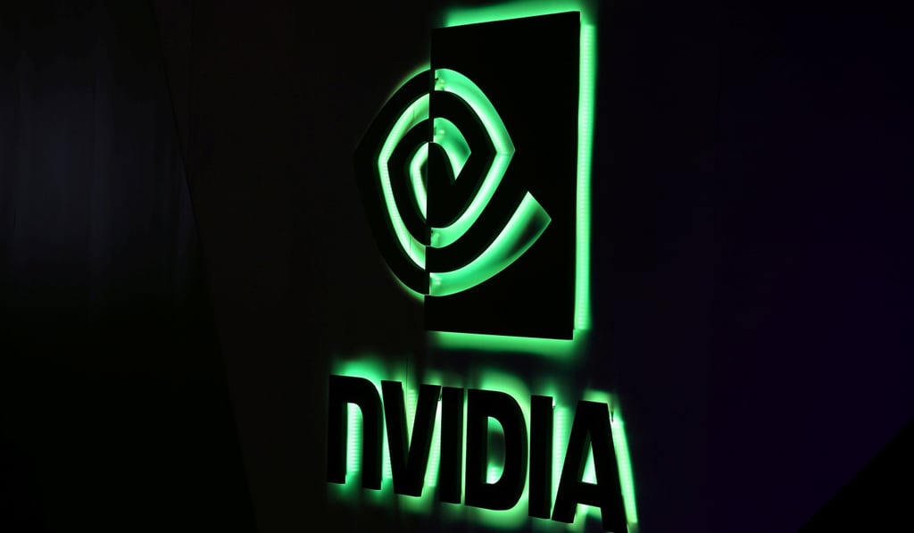 The Nvidia logo. Photo: