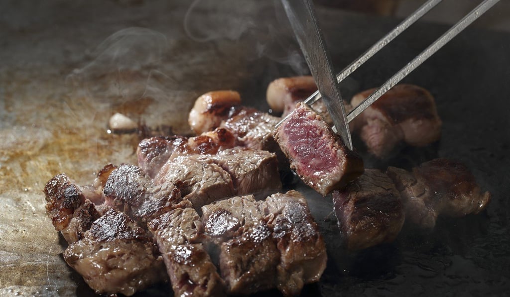 Garden Cafe’s teppanyaki Australian wagyu.