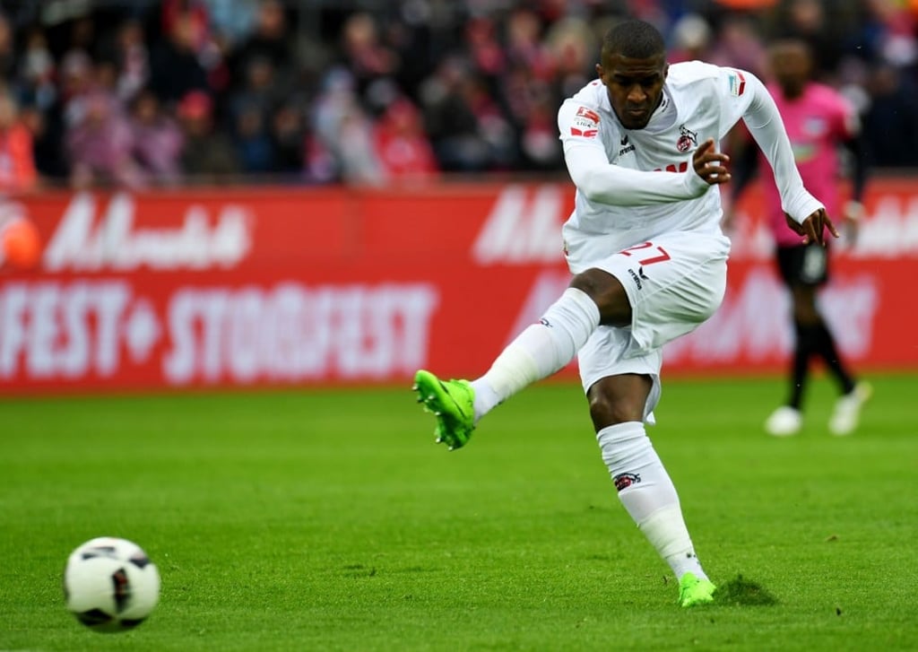 French striker Anthony Modeste in action for Cologne. Photo: AFP