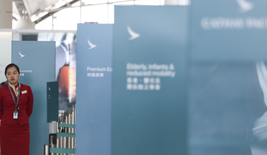 Cathay Pacific staff worldwide are expected to be affected in a latest round of ’reviews’. Photo: Felix Wong