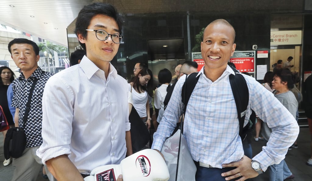 Loz Wong (left) and Mark Caparros were members since 2014 and 2015. Photo: Edward Wong