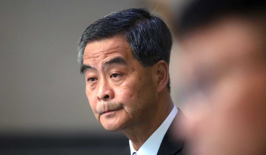 A Legco committee is investigating former chief executive Leung Chun-ying’s receipt of a HK$50 million payment. Photo: Sam Tsang