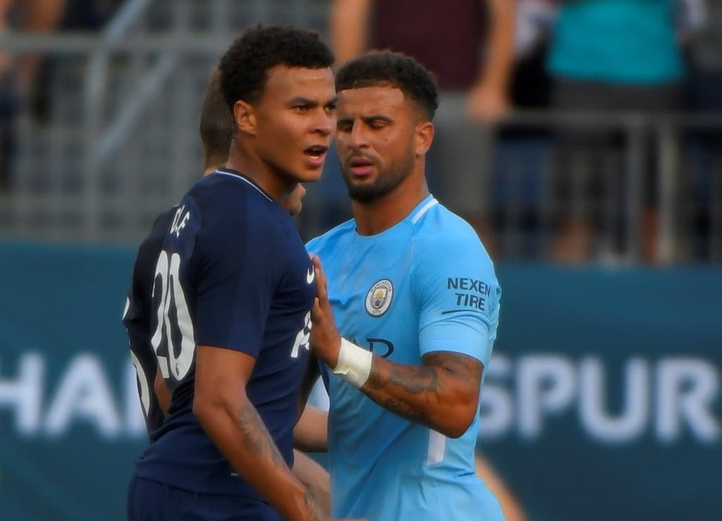 Kyle Walker in action against former club Tottenham. Photo: Reuters