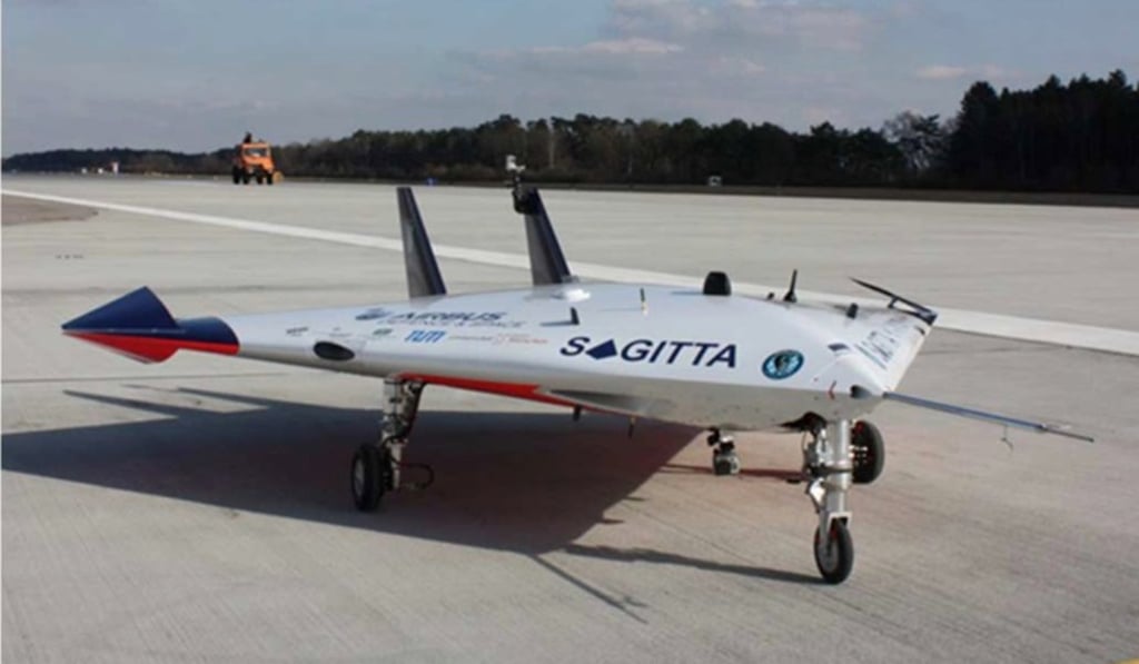 The pilotless Sagitta jet, by Airbus. Photo: Airbus
