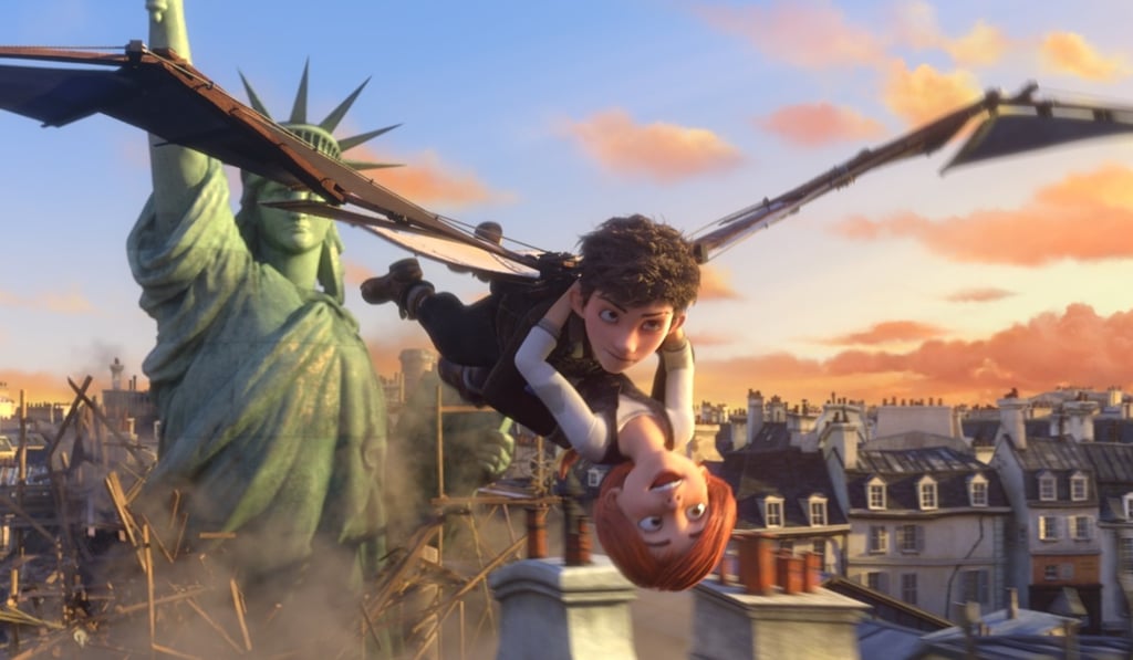 Felicie (voiced by Elle Fanning) and Victor (Dane DeHaan) in the film Ballerina.