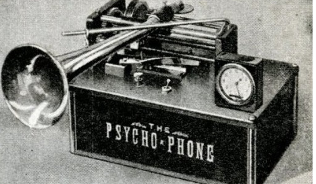 The Psycho-phone was supposedly capable of teaching complex lessons and modifying behaviour while subjects slept. But the 1920s device was a bust. Photo: Supplied The Psycho-phone was supposedly capable of teaching complex lessons and modifying behaviour while subjects slept. But the 1920s device was a bust. Photo: Supplied