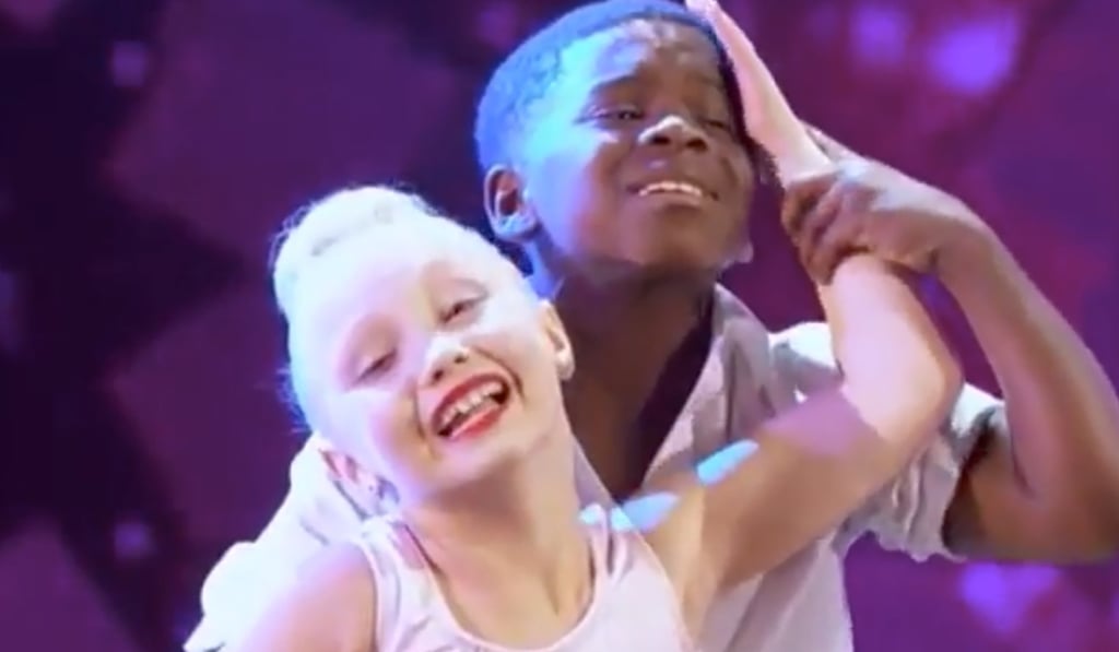 Artyon Celestine and Paige Glenn performed a routine inspired by the 1987 film Dirty Dancing. Photo: Handout