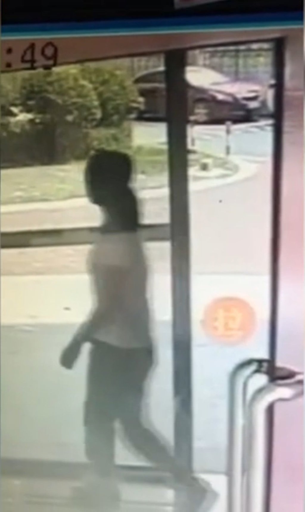 The maid filmed inside the residential complex. Photo: Handout