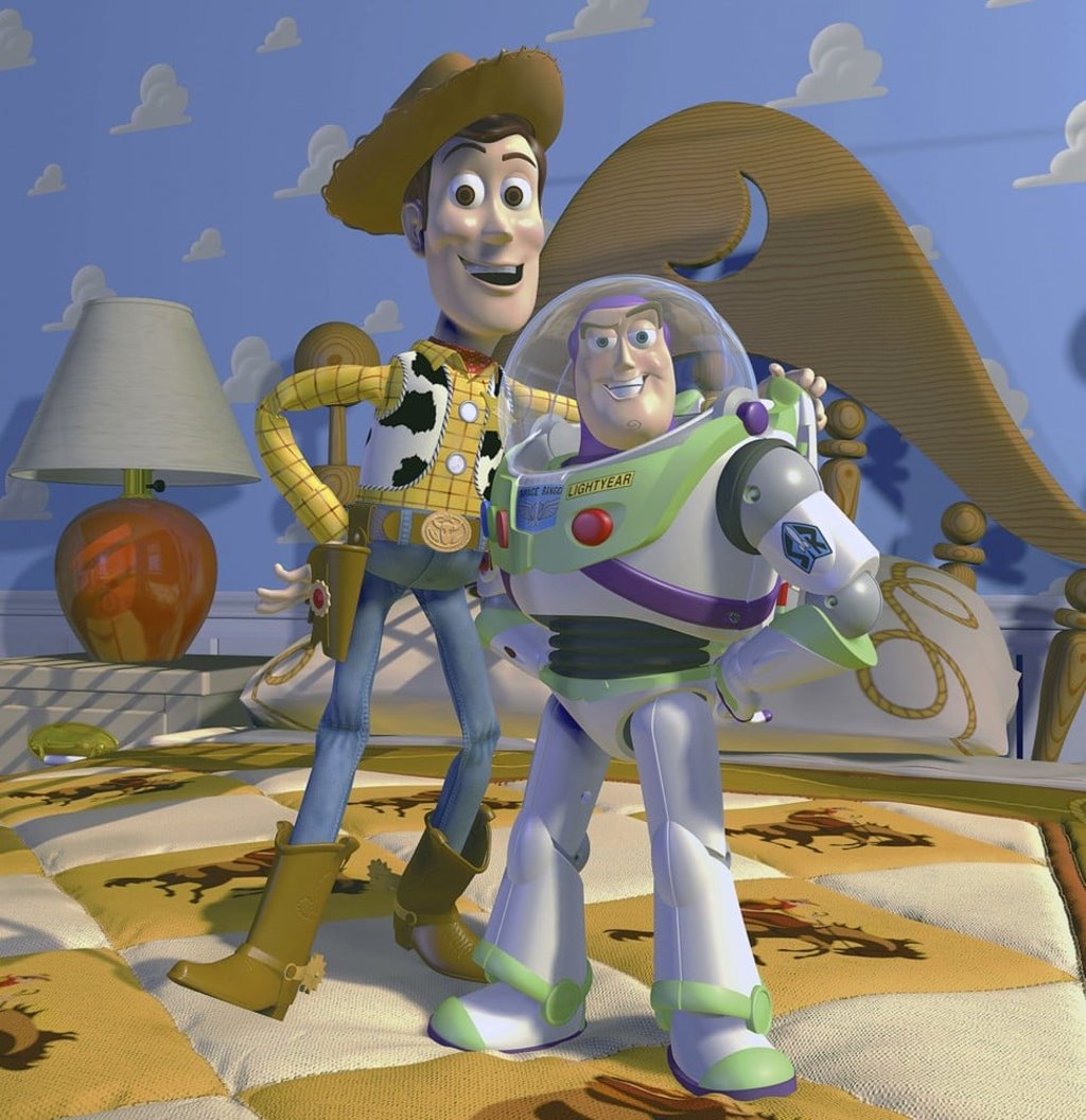 Woody and Buzz Lightyear in Toy Story 4. Photo: Disney Pixar