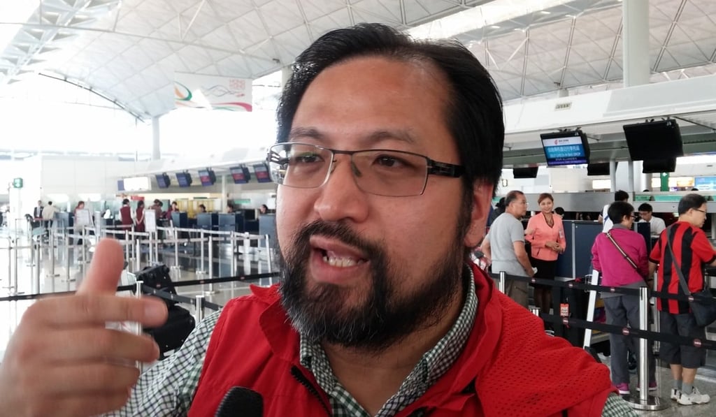Post Crisis Counselling Network executive director Timothy To is heading to the Sichuan quake zone. Photo: Lai Ying-kit