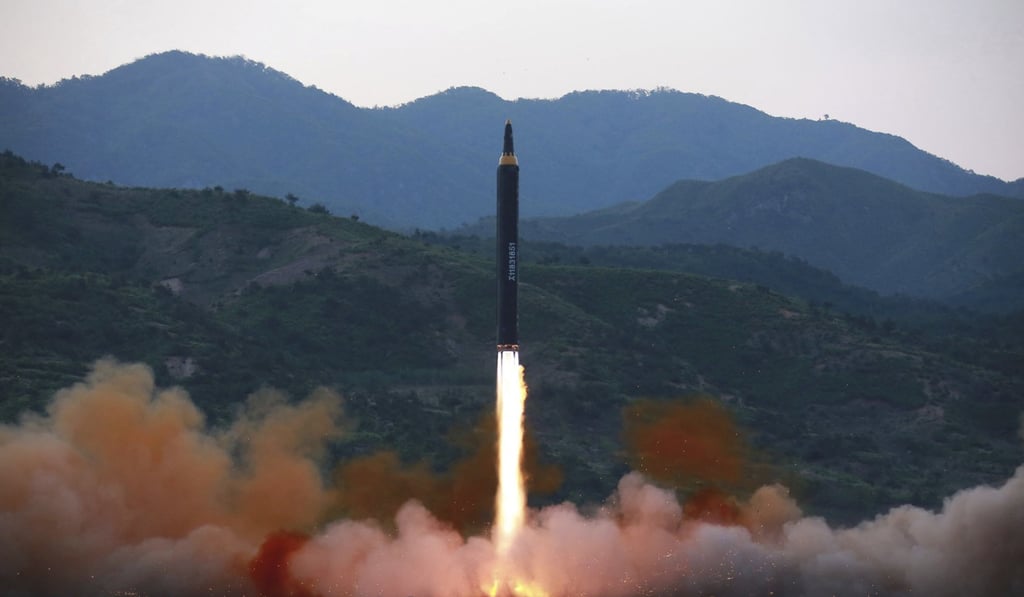 North Korea’s missile tests have been critcised by Beijing, but the editorial said China could not stop them. Photo: AP North Korea’s missile tests have been critcised by Beijing, but the editorial said China could not stop them. Photo: AP