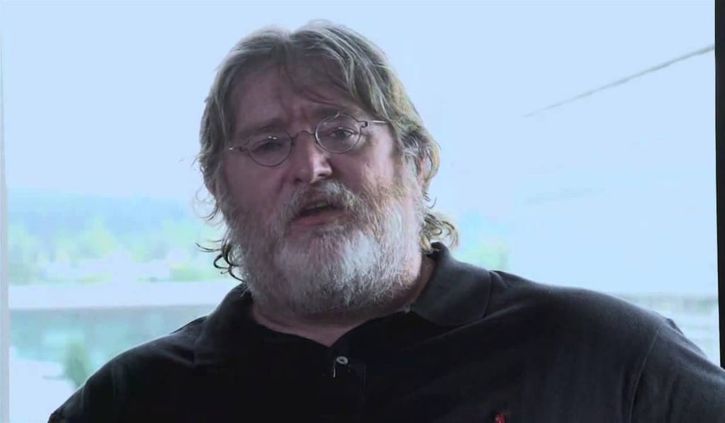Gabe Newell from Valve is one of the most powerful figures in the industry. Gabe Newell from Valve is one of the most powerful figures in the industry.