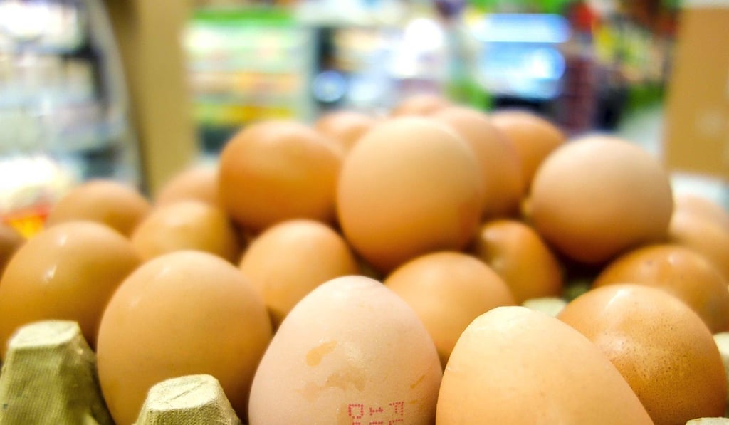 Eggs are displayed at a supermarket in Lille, France. Photo: AFP Eggs are displayed at a supermarket in Lille, France. Photo: AFP