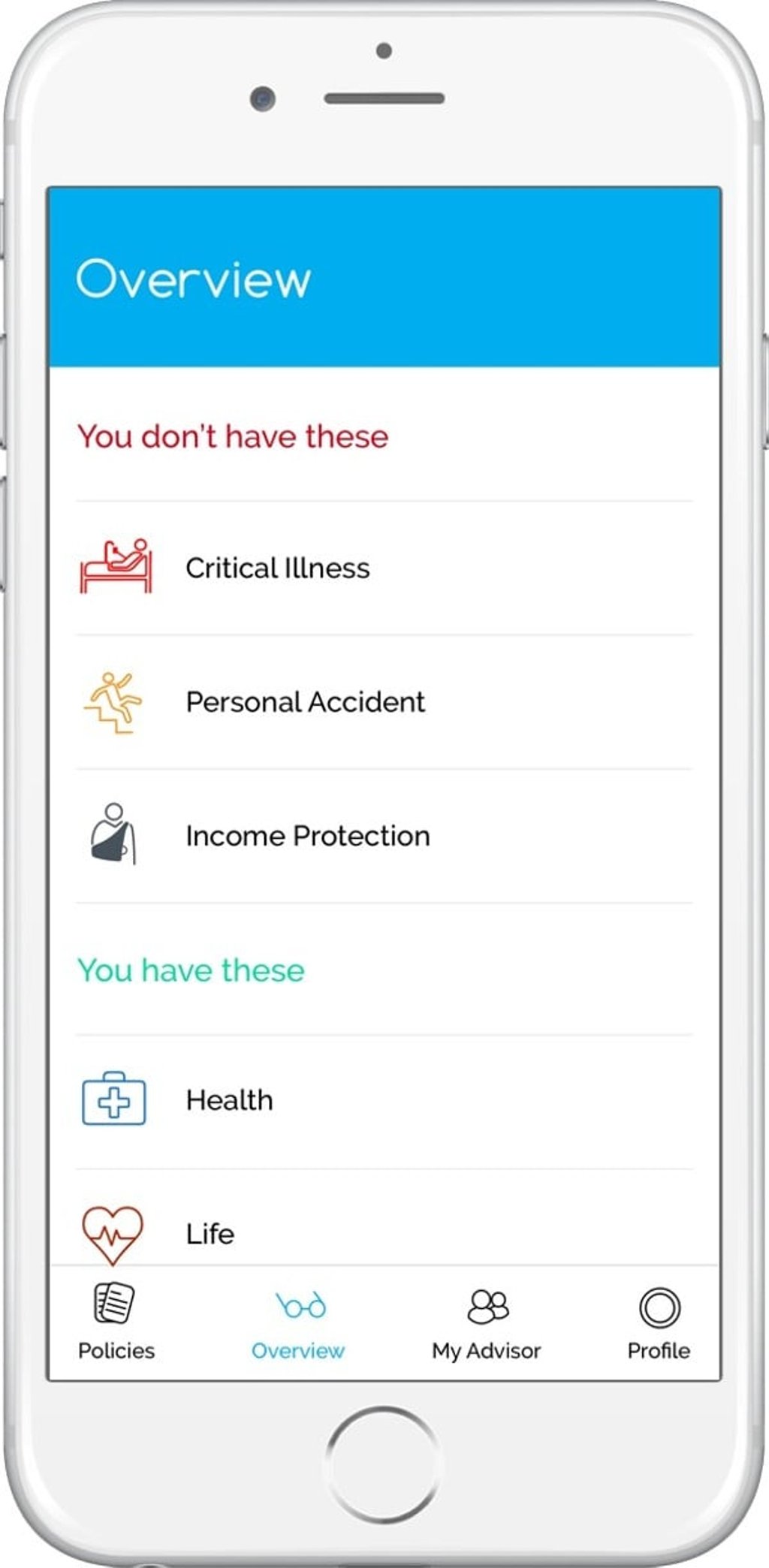 CoverGo has been launched as a digital insurance wallet, to give users an accurate overview of their policies. Photo: SCMP handout