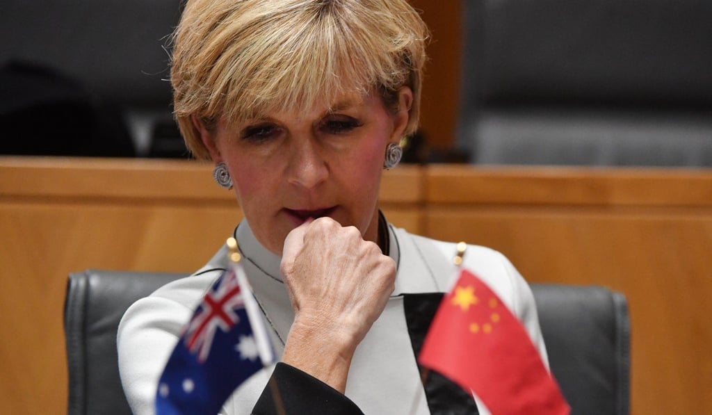 Australian Minister for Foreign Affairs Julie Bishop. Photo: EPA