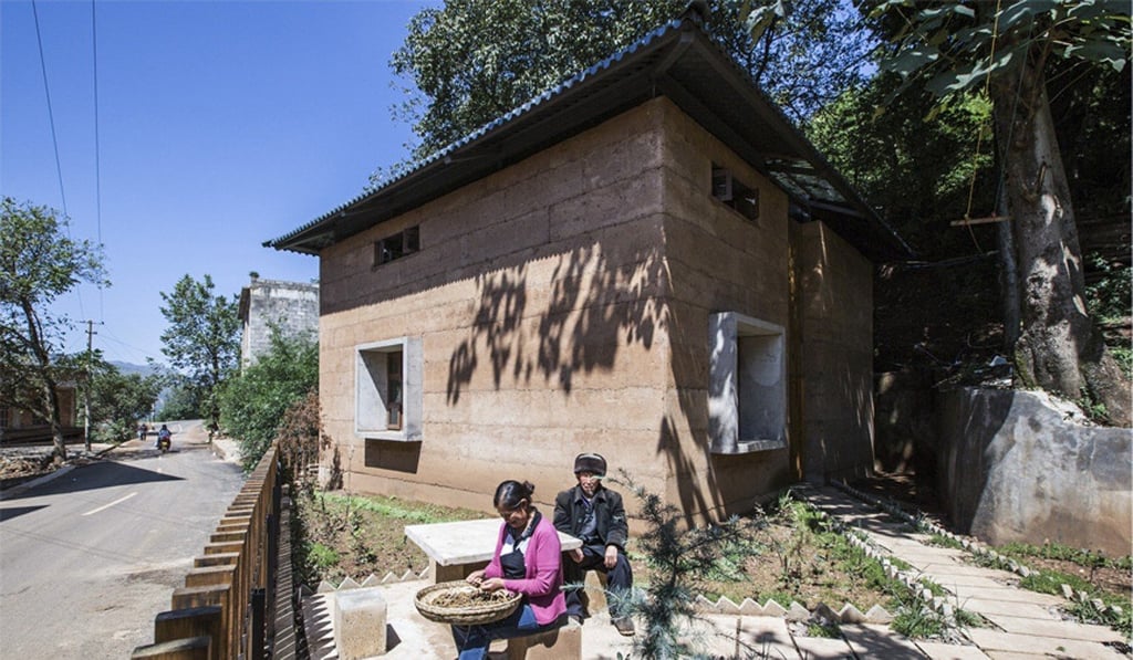 The house built by the Chinese University team in Yunnan province. Photo: Handout The house built by the Chinese University team in Yunnan province. Photo: Handout