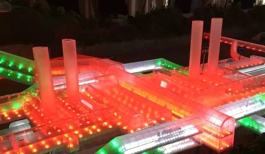 A model of how the completed station might look. Photo: Handout