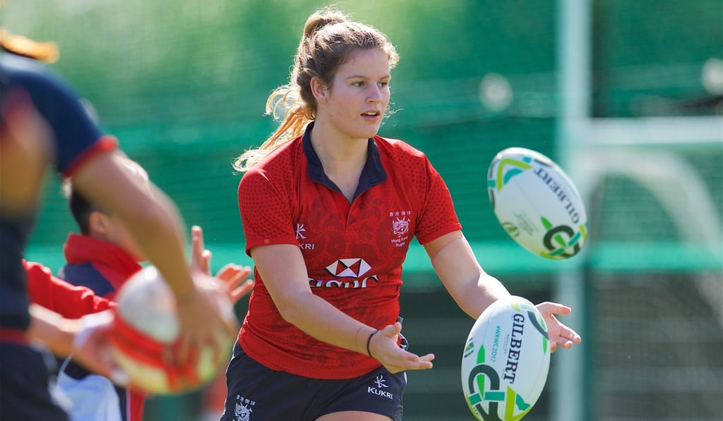 Kelsie Bouttle on the training track in Dublin. Photo: HKRU Kelsie Bouttle on the training track in Dublin. Photo: HKRU