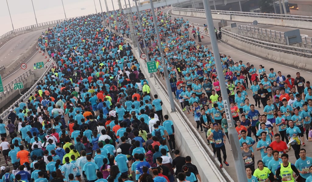 The Hong Kong Marathon remains the city’s biggest participatory event. Photo: Felix Wong