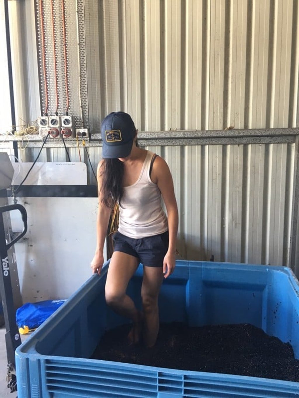 Yvonne Cheung at the Mac Forbes Woori Yallock winery, in the Yarra Valley, Victoria, Australia.