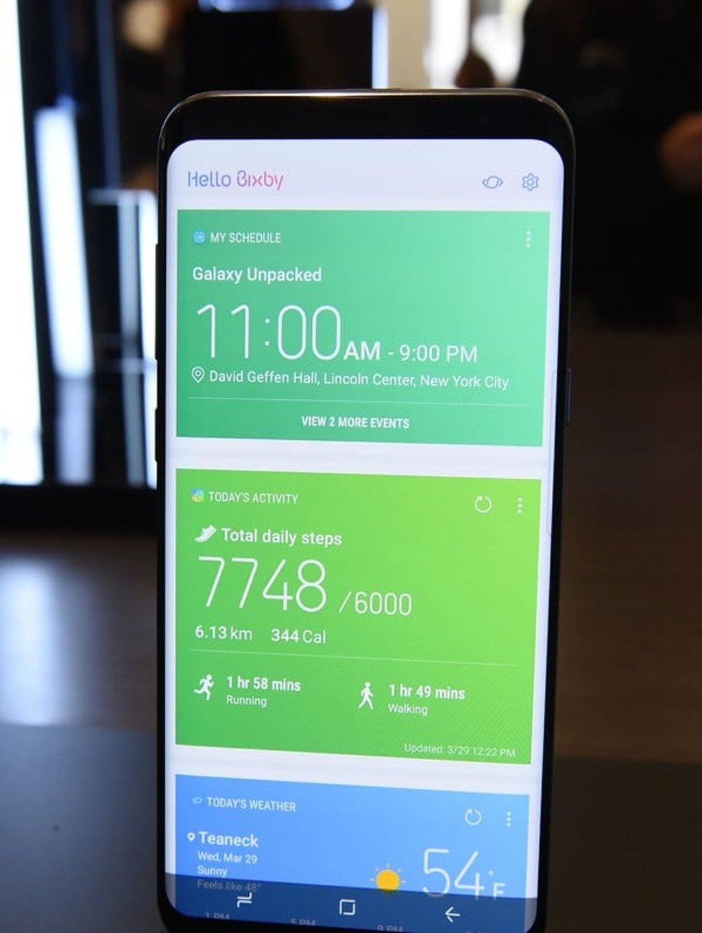 Samsung Galaxy S8. Photo: AFP