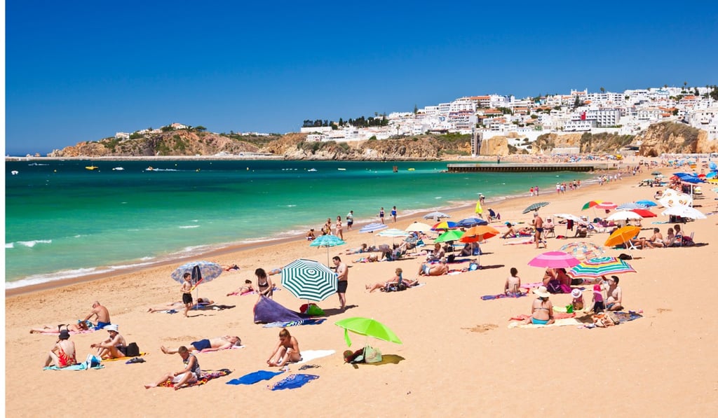 Praia dos Pescadores, or the Fisherman’s Beach, in Albufeira, Portugal. Picture : Alamy