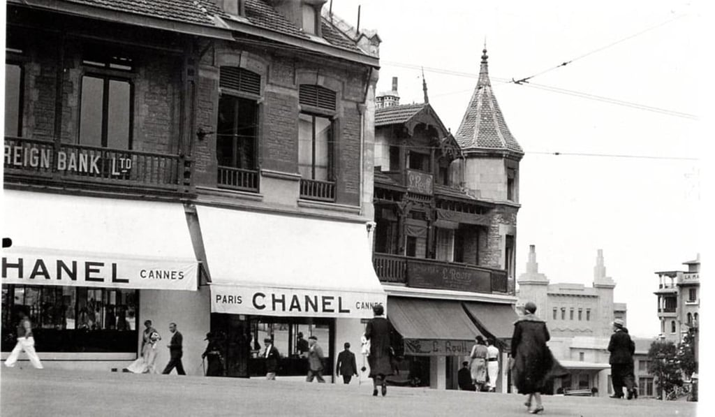 The first Chanel Couture House in Biarritz, France, in 1915.