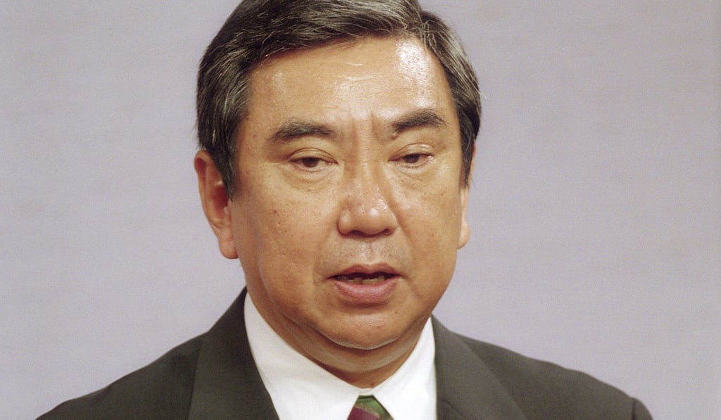 Yohei Kono, Japan’s liberal-minded former foreign minister and deputy prime minister. Photo: AFP