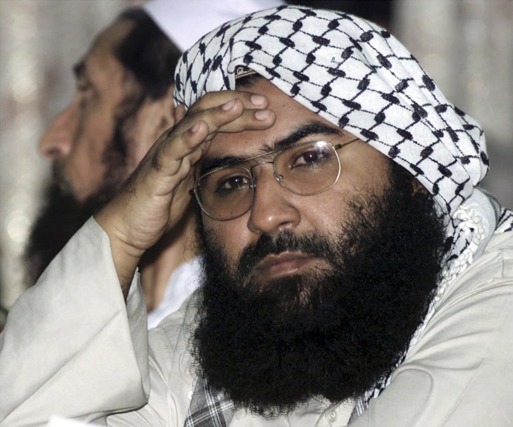 Maulana Masood Azhar, head of Pakistan's militant Jaish-e-Mohammad party, attends a pro-Taliban conference organised by the Afghan Defence Council in Islamabad in this 2001 file photo. Photo: Reuters