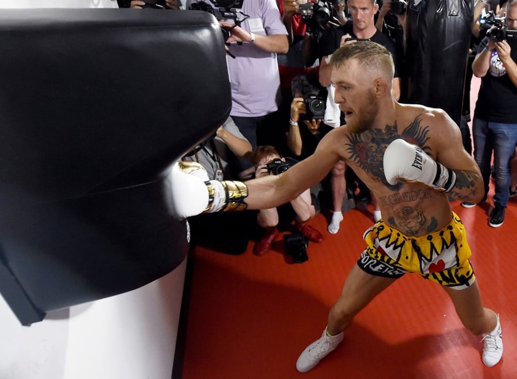Conor McGregor is a leading light in MMA, but in boxing terms he’s a limited amateur. Photo: AFP