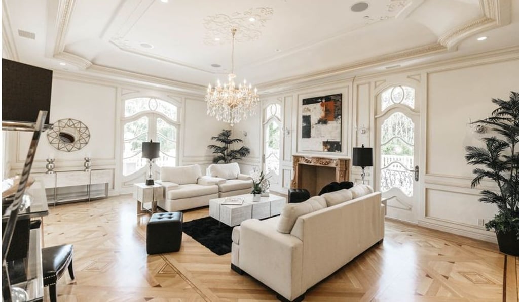 The house is spread across three levels. The house is spread across three levels.