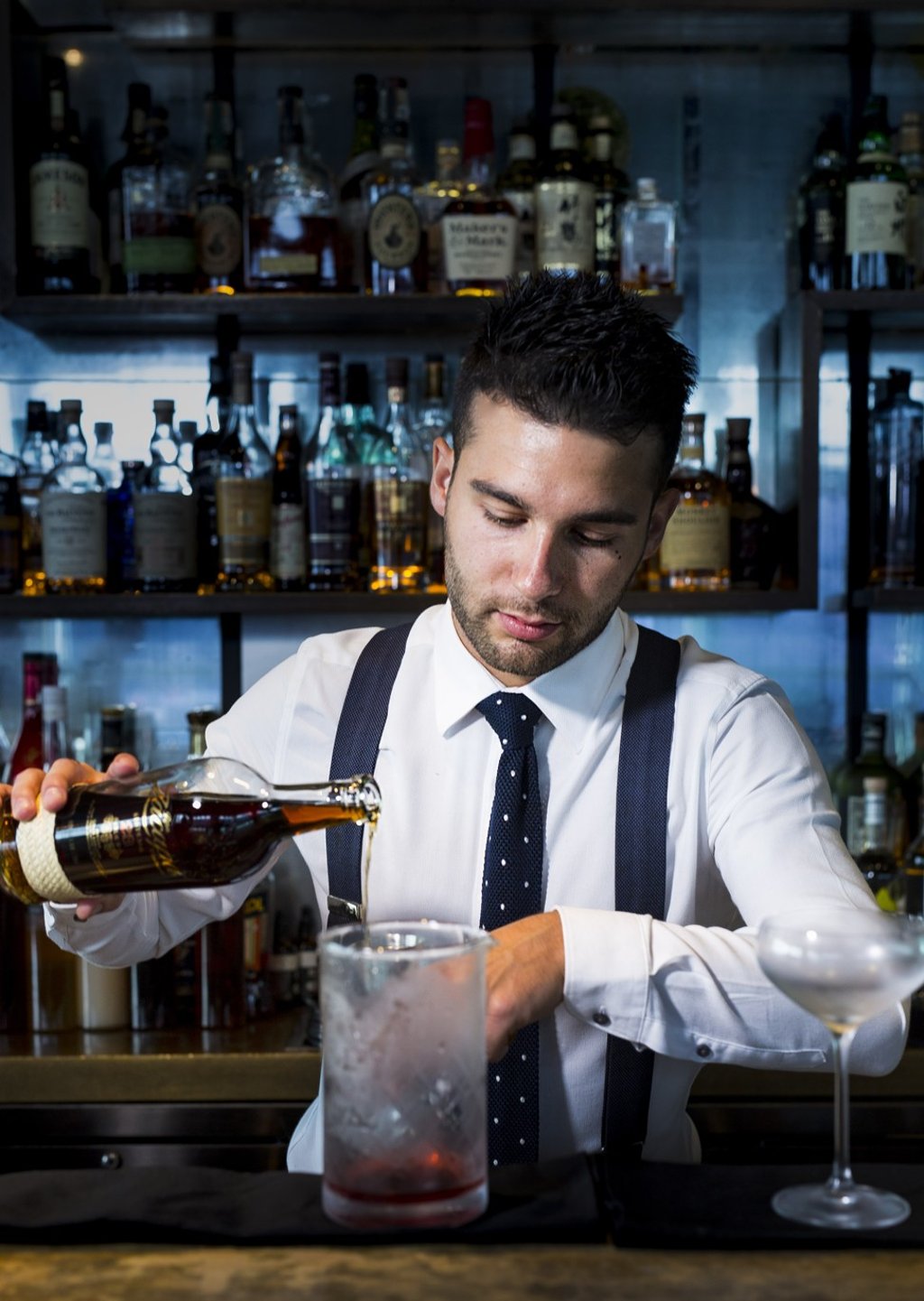 Simone Rossi, Aqua’s mixologist.
