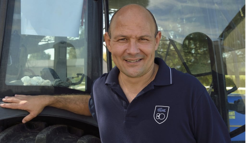 Estate manager Franck Noguiez.