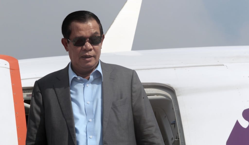 Cambodian Prime Minister Hun Sen. Cambodian Prime Minister Hun Sen.