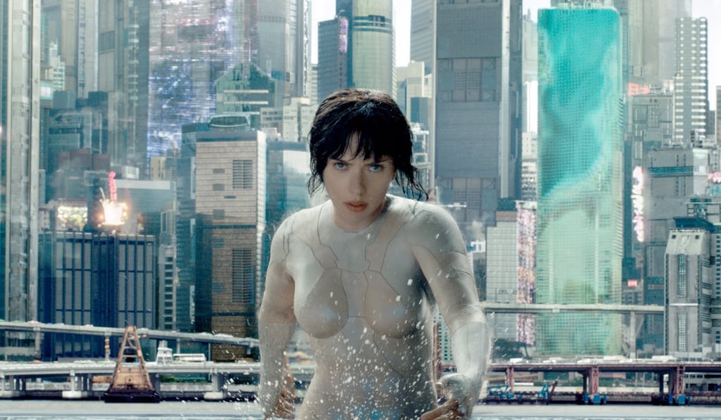 Scarlett Johansson in Ghost in the Shell. Photo: Paramount Pictures