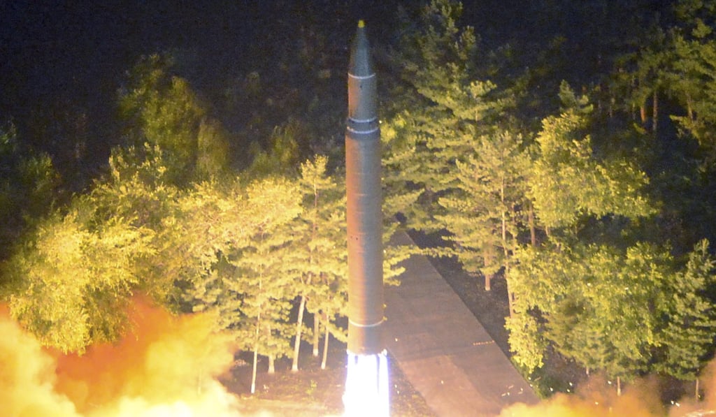 According to South Korea’s Joint Chiefs of Staff, North Korea test-fired a ballistic missile into the East Sea on 28 July 2017. Photo: EPA