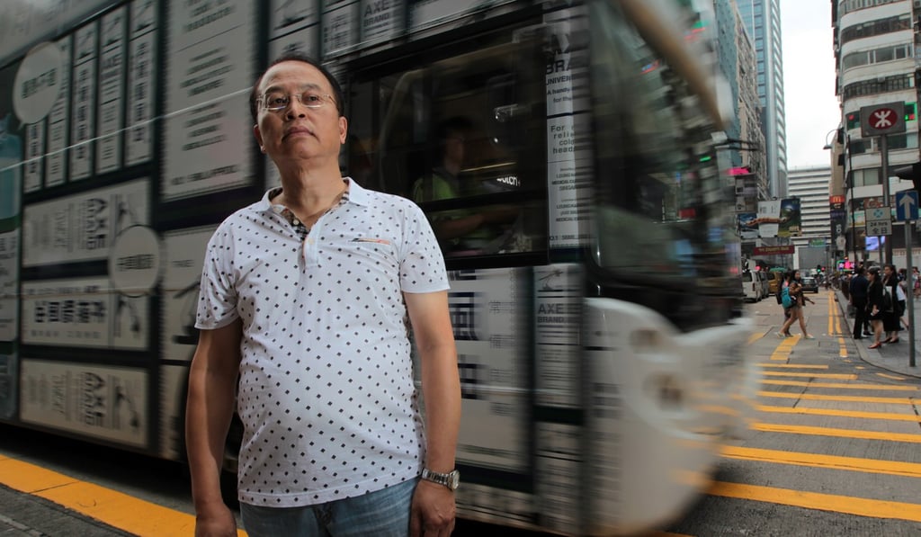 Former town planner Sit Kwok-keung submitted an application to do away with trams between Central and Wan Chai. Photo: Bruce Yan