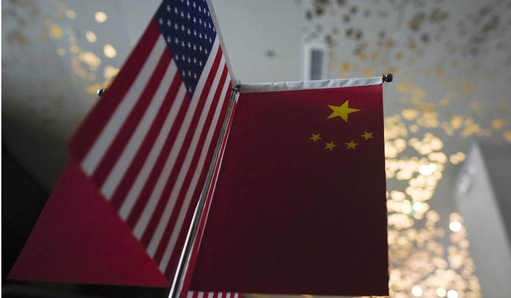 The Chinese and American flags are displayed in a company in Beijing on August 16. The US will investigate allegations that China and Chinese companies are systematically stealing American intellectual property through various means such as straight-up theft, forced technology transfer in joint ventures, and through the compulsory disclosure of source code and other sensitive information to Chinese government bodies. Photo: AFP The Chinese and American flags are displayed in a company in Beijing on August 16. The US will investigate allegations that China and Chinese companies are systematically stealing American intellectual property through various means such as straight-up theft, forced technology transfer in joint ventures, and through the compulsory disclosure of source code and other sensitive information to Chinese government bodies. Photo: AFP