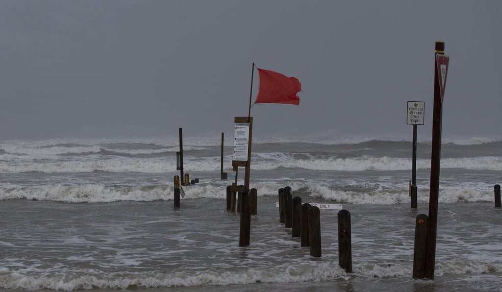 Water rises at Bob Hall Pier in Corpus Christi, Texas as Hurricane Harvey approaches on Friday, August 25, 2017. The slow-moving hurricane could be the fiercest such storm to hit the United States in almost a dozen years. Photo: Corpus Christi Caller-Times via AP
