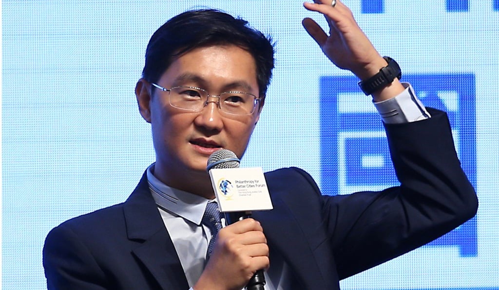 Tencent, helmed by chairman and CEO Pony Ma Huateng, is accelerating co-operation with global players to push for AI applications in driverless car. Photo: Dickson Lee