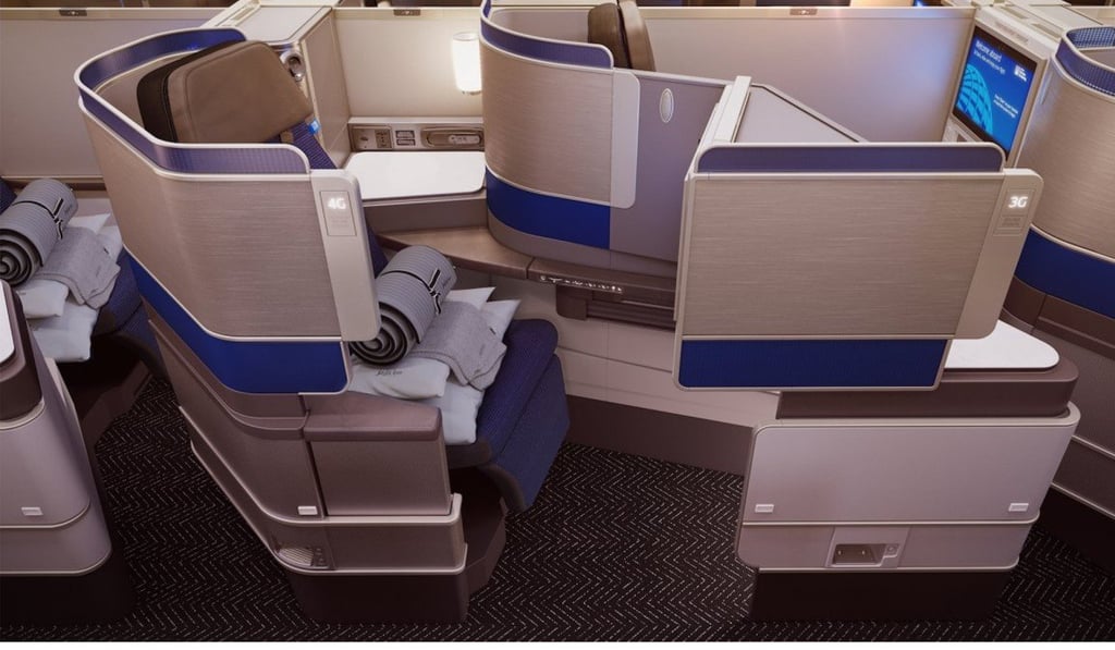 United's new luxury cabin.