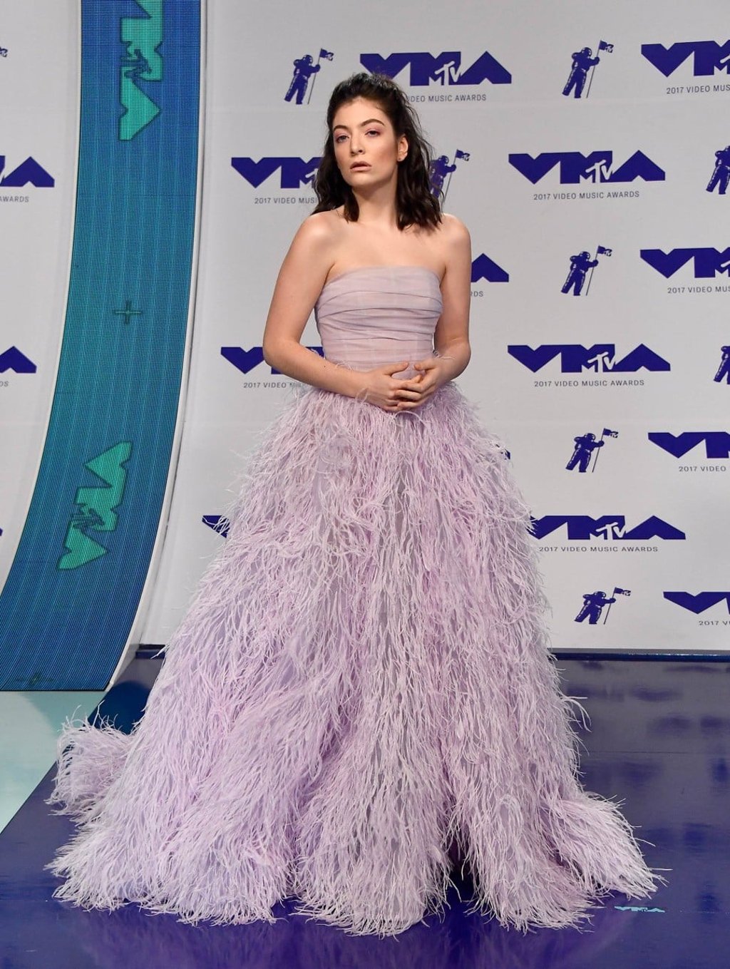Lorde attends the 2017 MTV Video Music Awards. Photo: AFP