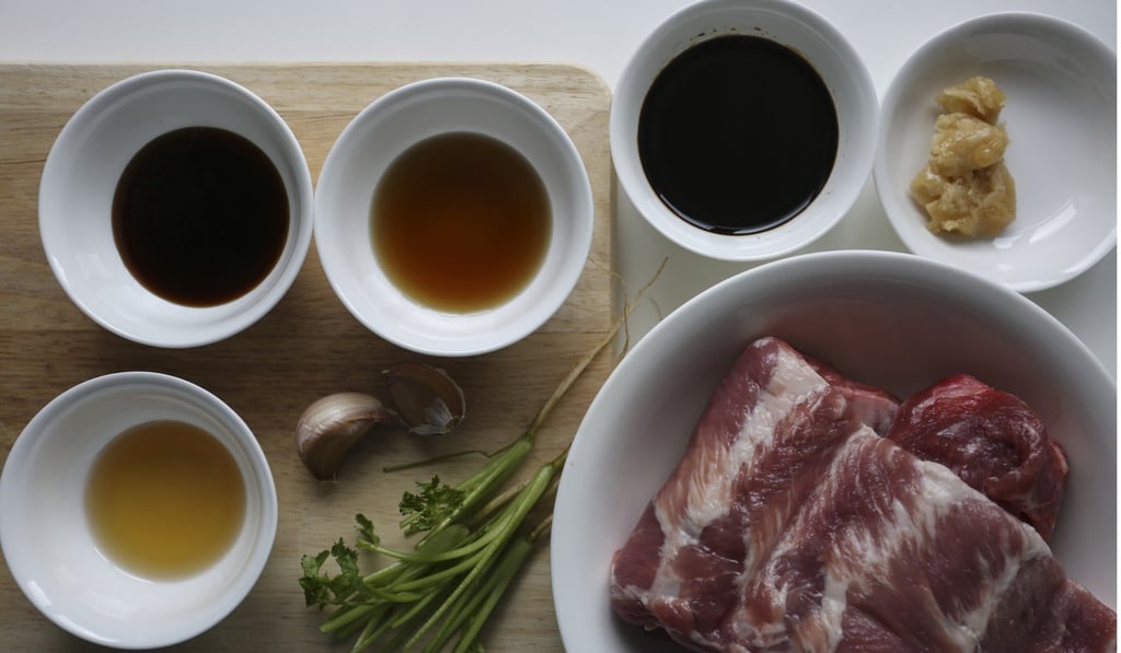 Ingredients for the dish.