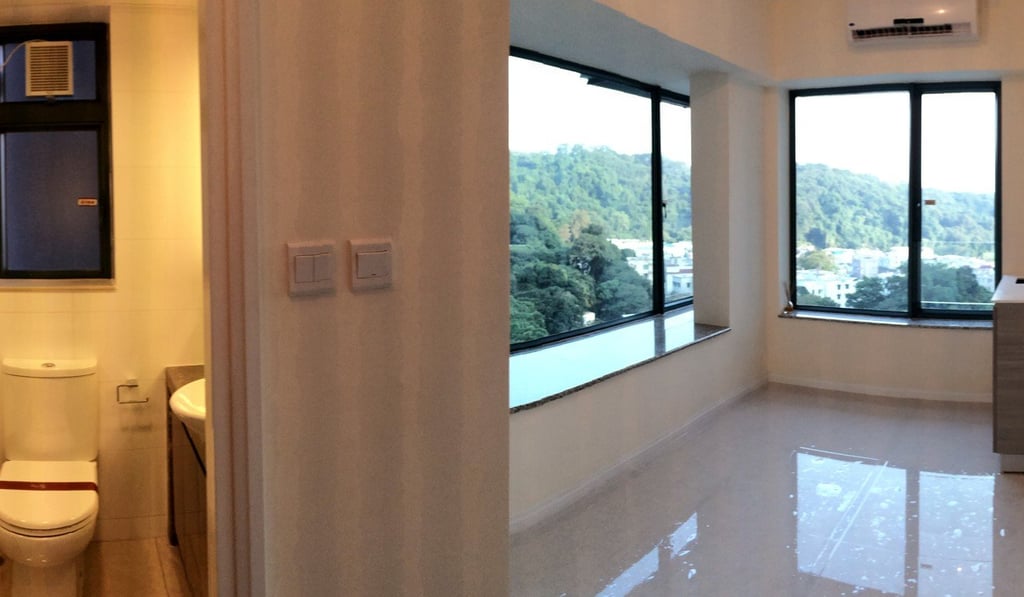 A show flat at the Mont Vert development of small units in Tai Po. Photo: Felix Wong