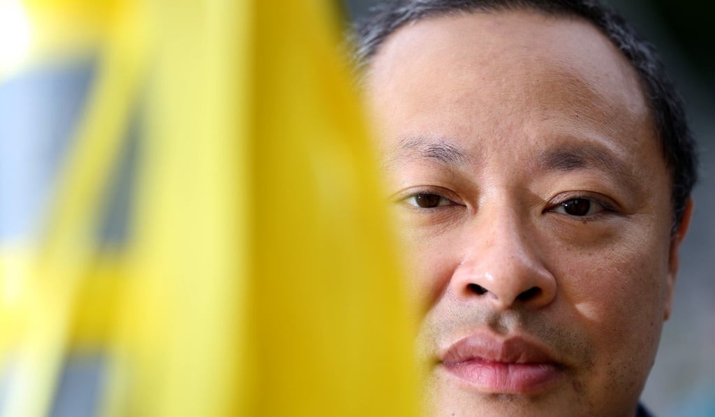 Occupy Central co-founder Benny Tai Yiu-ting at protest site in Admiralty. Photo: Nora Tam